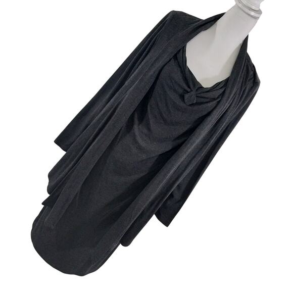 JONES NEW YORK! CHARCOAL GRAY JERSEY 1PC SWEATER AND MIDI DRESS, ATTACHED! SZ 10 - Picture 1 of 9